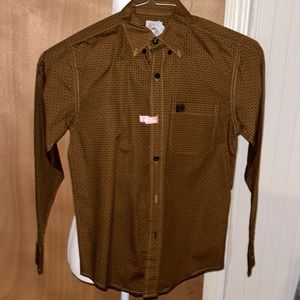 Boys Cinch Button down Long Sleeve Shirt